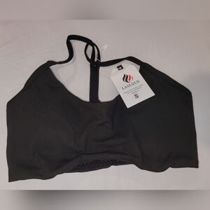 LASLULU Y Back Sports Bra Padded Racerback Spaghetti Strap Workout